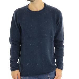 MAGLIA BOTTONATA BLU